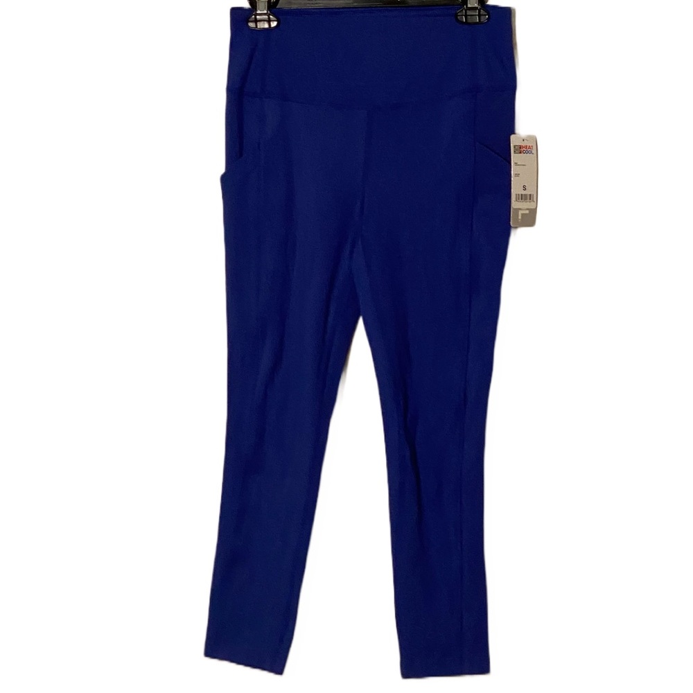 32 Degrees Blue Athletic Leggings with Pockets New With Tags